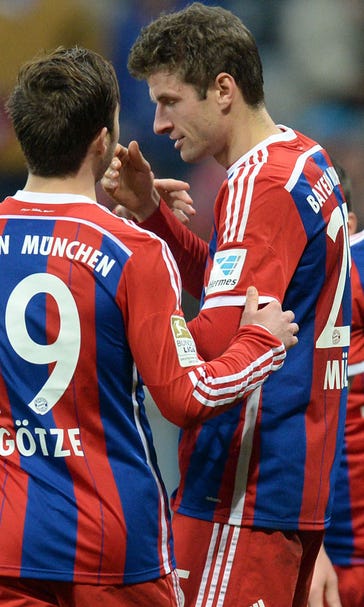 Bayern tighten grip on Bundesliga lead; Augsburg fall to Hannover